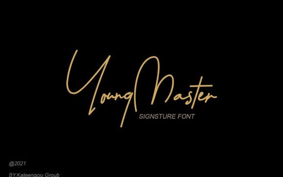 YoungMaster Handwritten Font