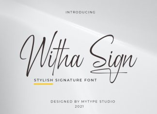 Witha Sign Script Font