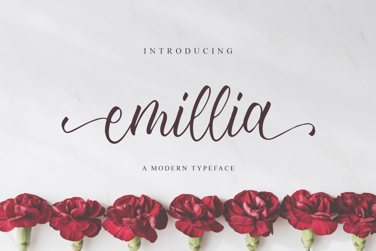 Emillia Calligraphy Font