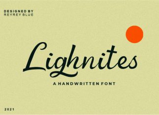 Lighnites Script Font