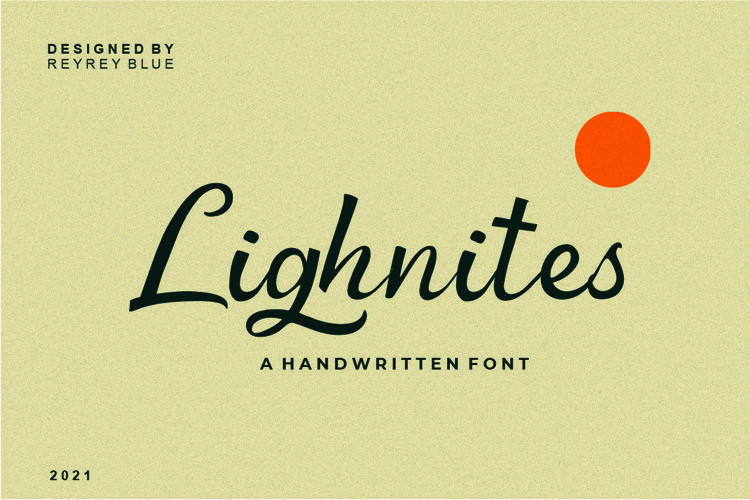 Lighnites Script Font