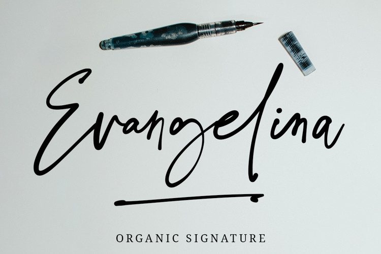 Evangelina Script Font