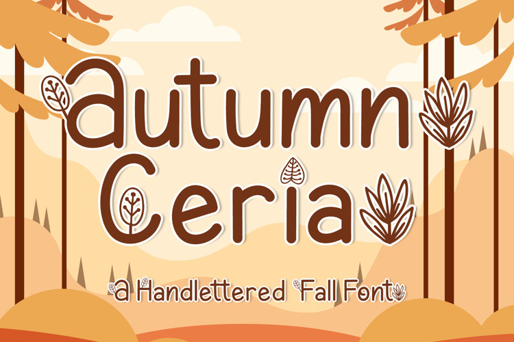 Autumn Ceria Display Font