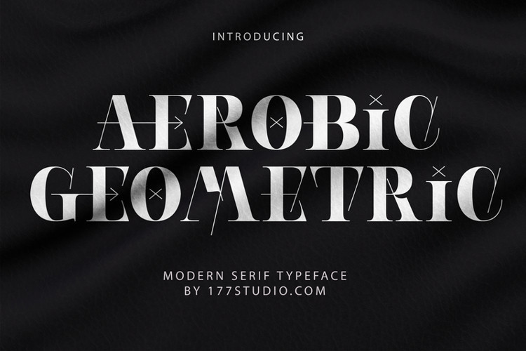 AEROBIC GEOMETRIC Display Font