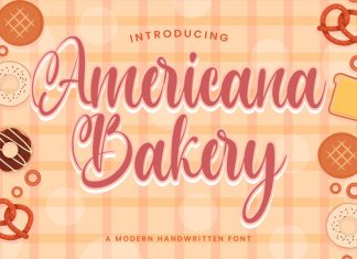 Americana Bakery Script Font