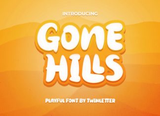 Gone Hills Display Font
