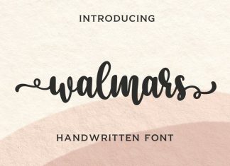Walmars Calligraphy Font
