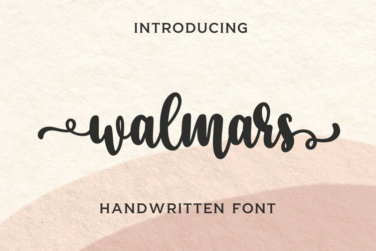 Walmars Calligraphy Font