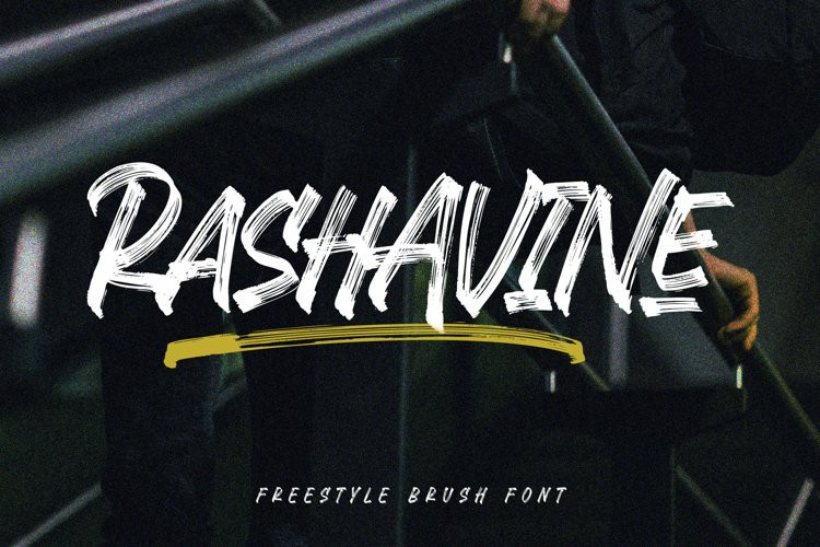 Rashavine Brush Font