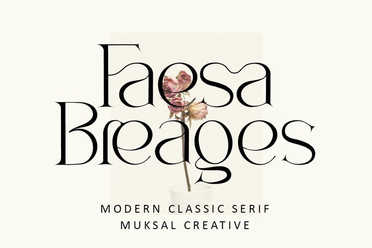 Faesa Breages Serif Font