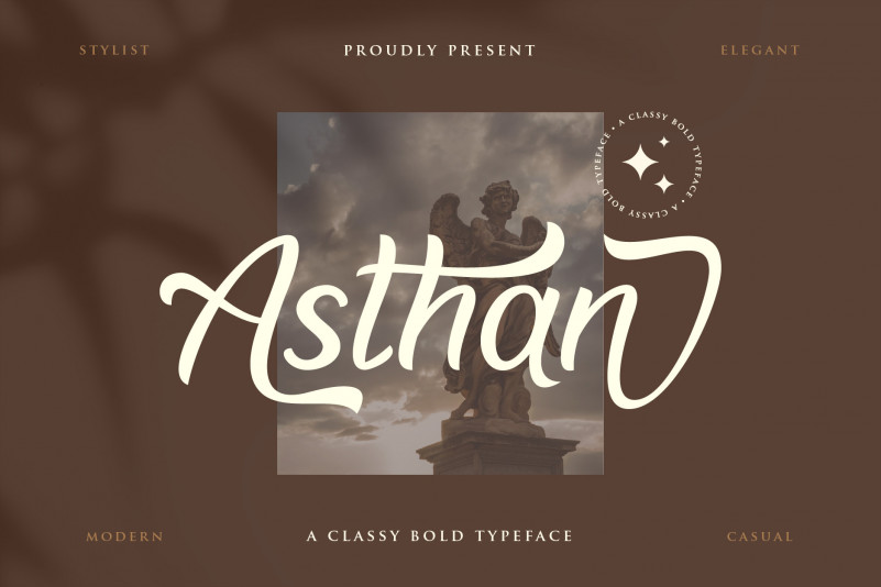 Asthan Script Font