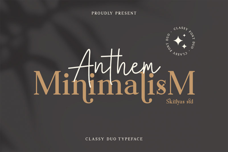 Anthem Minimalism Serif font