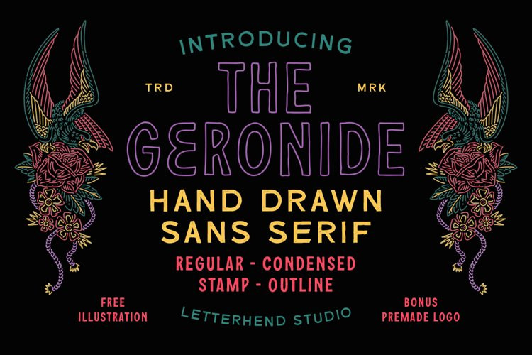 Geronide Display Font