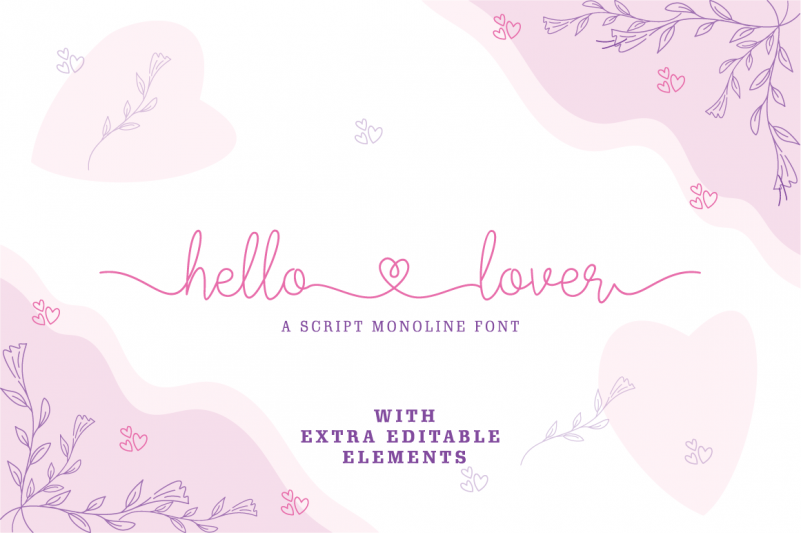 Hello Lover Handwritten Font