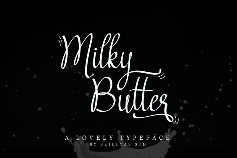 Milky Butter Script Font