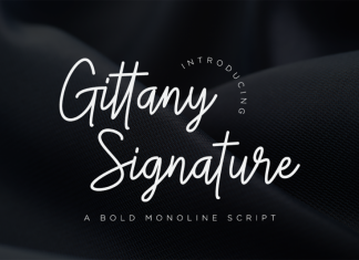 Gittany Handwritten Font