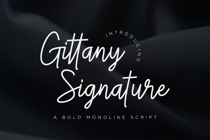 Gittany Handwritten Font