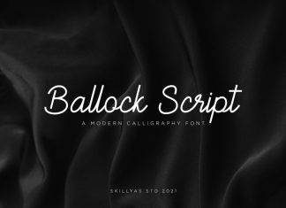 Ballock Handwritten Font