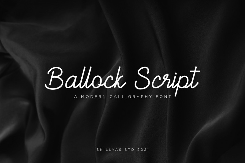 Ballock Handwritten Font