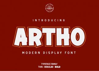 Artho Display Font