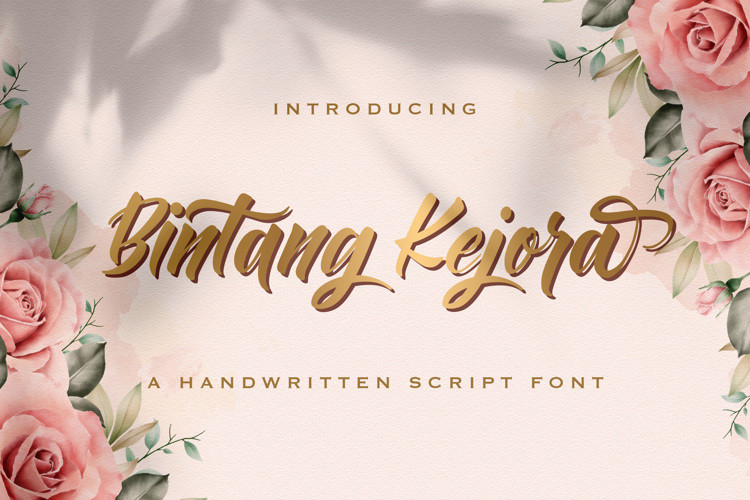 Bintang Kejora Brush Font