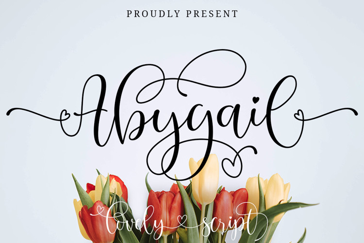 Abygail Calligraphy Font