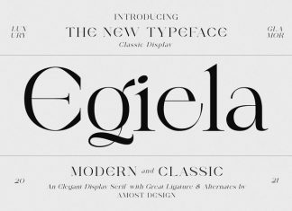 Egiela Serif Font