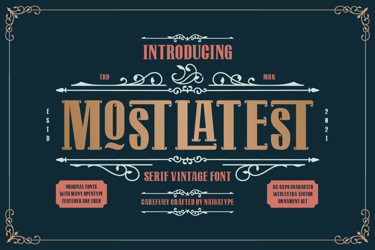 Mostlatest Display Font