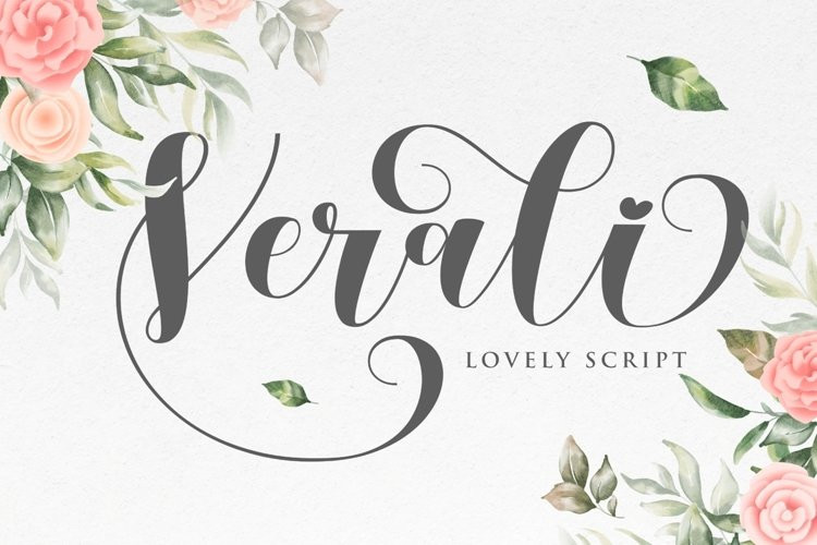 Verali Calligraphy Font