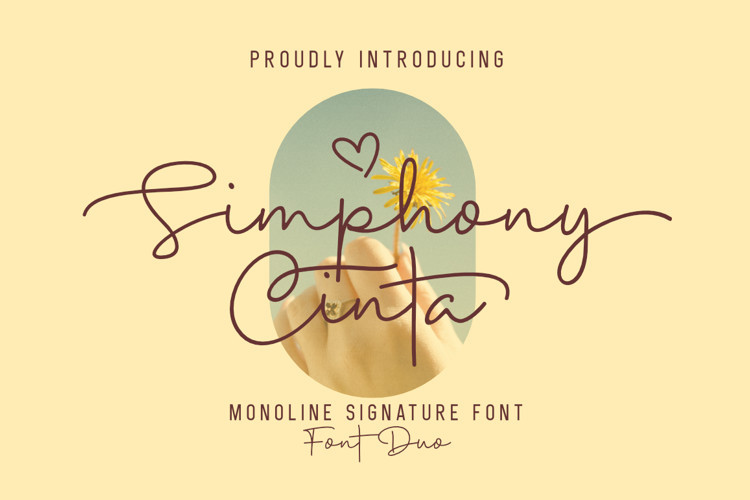 Simphony Cinta Handwritten Font