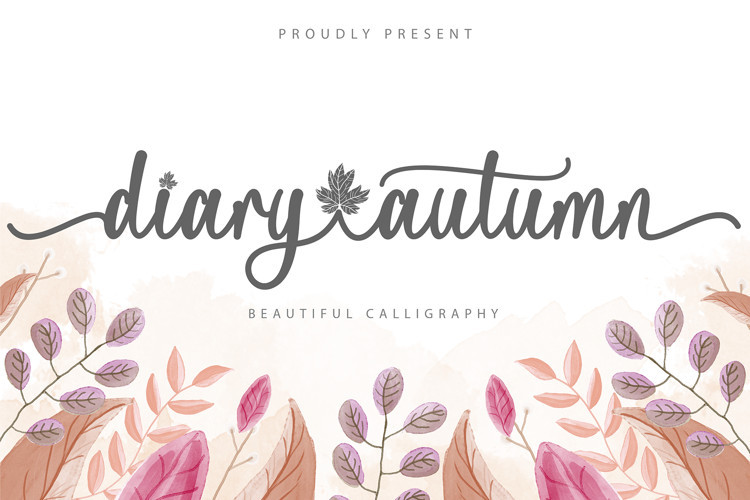 Diary Autumn Script Font