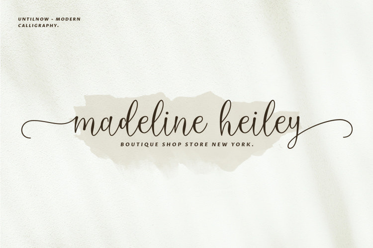 Untilnow Script Font