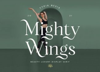 Mighty Wings Serif Font