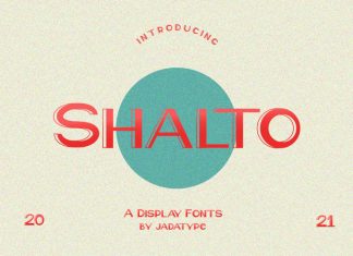 Shalto Sans Serif Font