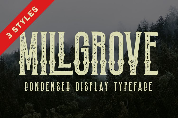 Millgrove Display Font