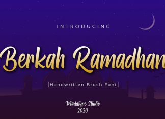 Berkah Ramadhan Script Font