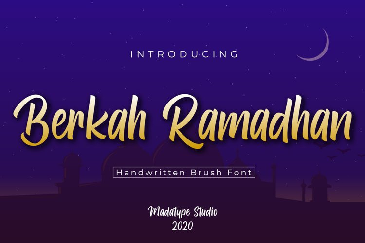 Berkah Ramadhan Script Font