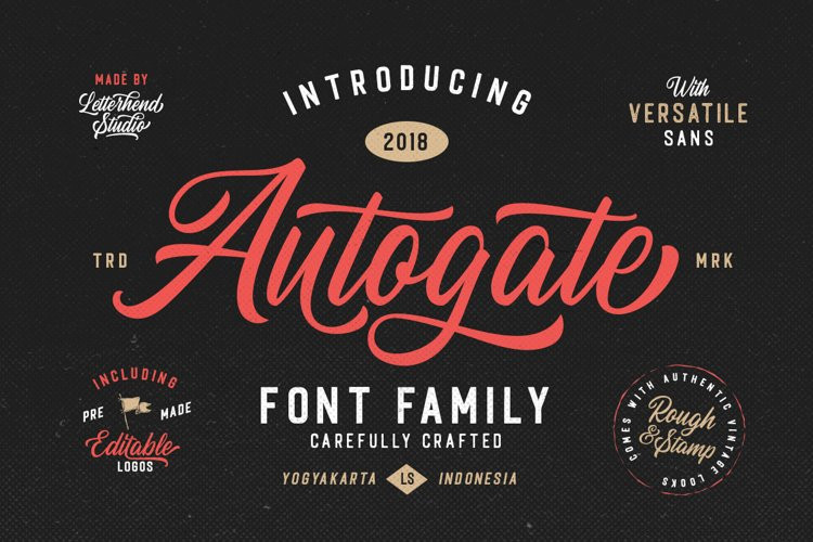 Autogate Script Font