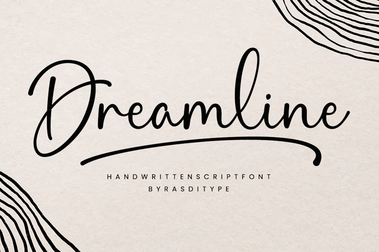 Dreamline Script Font