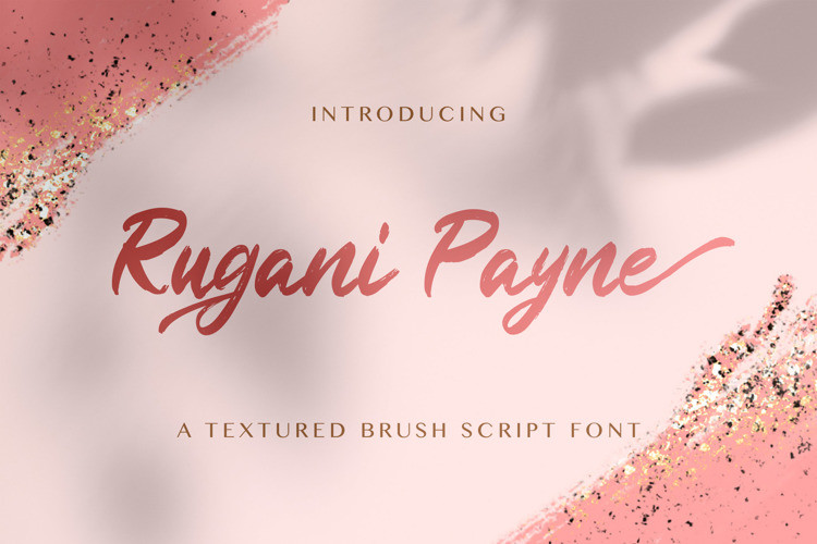 Rugani Payne Brush Font