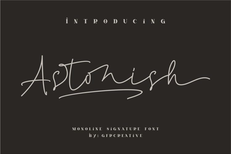 Astonish Handwritten Font