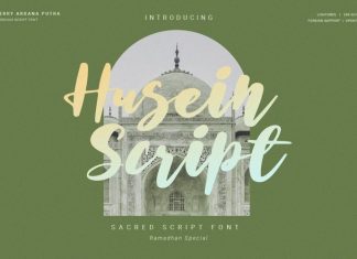 Husein Script Font
