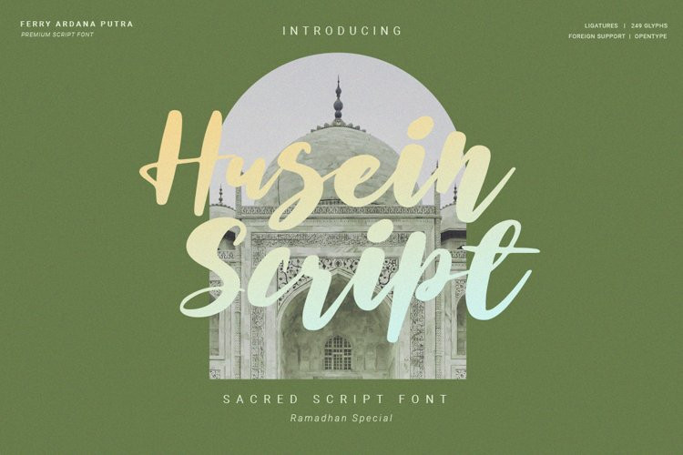 Husein Script Font