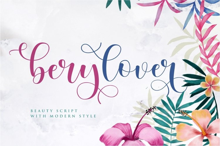 Berylover Calligraphy Font