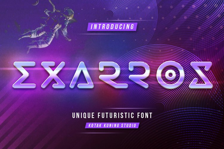 Exarros Display Font