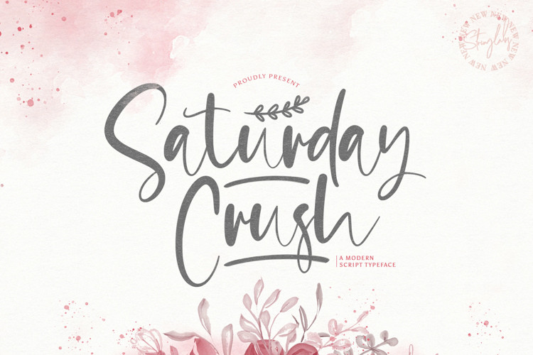 Saturday Crush Script Font