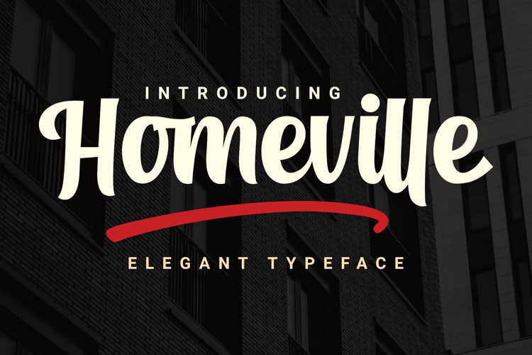 Homeville Script Font