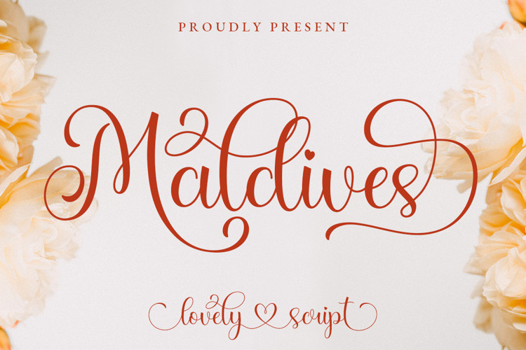 Maldives Calligraphy Font