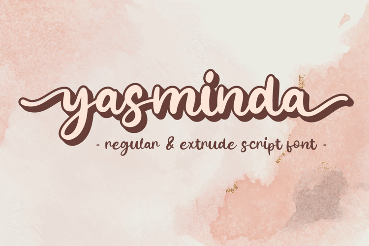 Yasminda Calligraphy Font