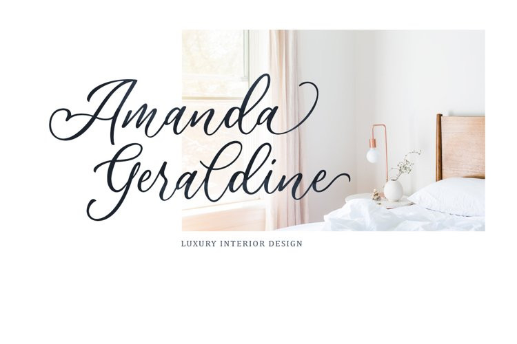 Athalia Calligraphy Font